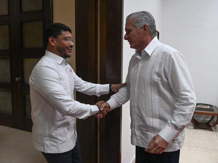 Lee más sobre el artículo Recibió Díaz-Canel al Secretario Ejecutivo del ALBA-TCP