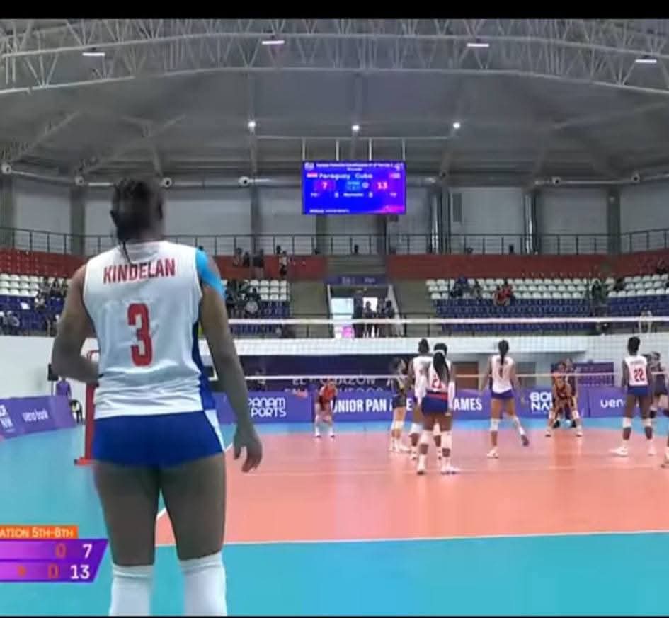 En este momento estás viendo Quinto escaño para la avileña Yensi Kindelan en el voleibol femenino de Asunción