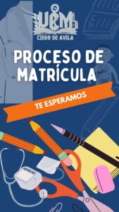 Lee más sobre el artículo Inician las matrículas en la Universidad de Ciencias Médicas de Ciego de Ávila