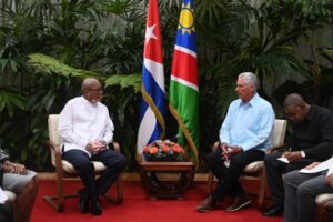 Lee más sobre el artículo Recibió Díaz-Canel al Embajador de Namibia