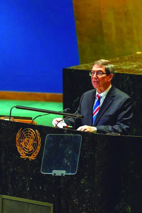 En este momento estás viendo Bruno en la ONU: “La AGNU no es un grupo de Signal ni es la Cámara de Representantes”