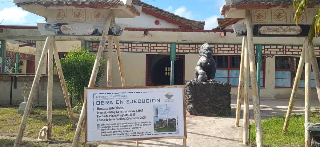 En este momento estás viendo Avanza remodelación del restaurante Yisan de Ciego de Ávila