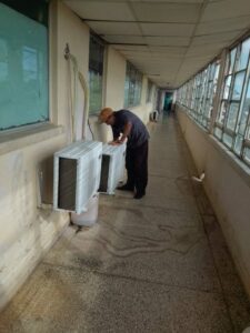 Inician proceso de reparación y mantenimiento en el hospital de Morón