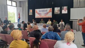 Ana María Mari Machado encabeza visita de control del Parlamento en Ciego de Ávila