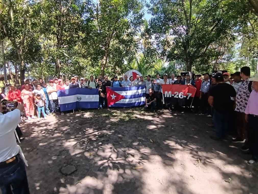 Salvadoreños expresan solidaridad con Cuba