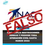 Desmienten supuesta ampliación de restricción aérea en Venezuela