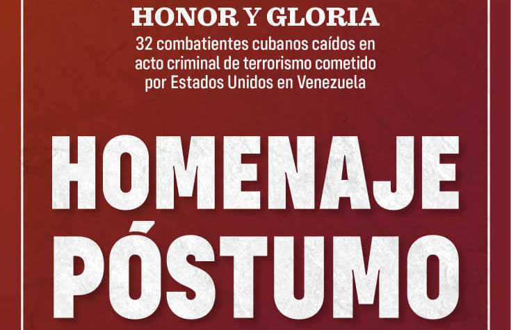 Resalta Díaz-Canel jornada de honor y gloria a compatriotas caídos