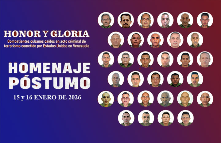 Lee más sobre el artículo Rendirá Cuba honores a sus combatientes caídos en Venezuela
