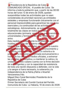 Gobierno cubano niega rumores en redes sobre paralización de actividades en el país