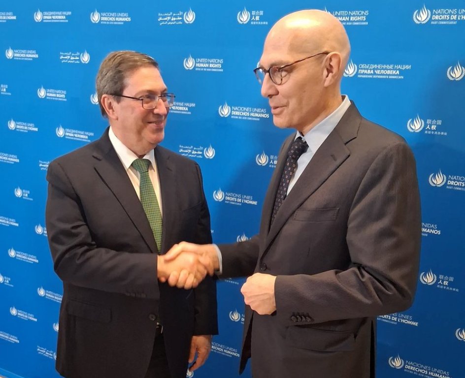 Lee más sobre el artículo Destaca canciller de Cuba encuentro con alto comisionado de la ONU