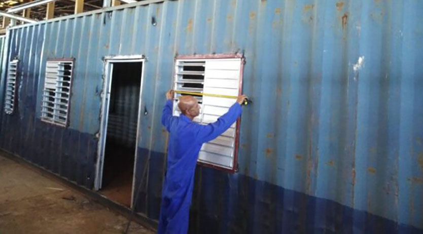 En este momento estás viendo Convierten en Ciego de Ávila primeros contenedores en vivienda