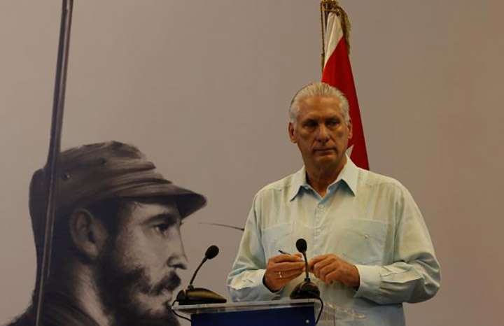 En este momento estás viendo Compareció Díaz-Canel ante prensa nacional