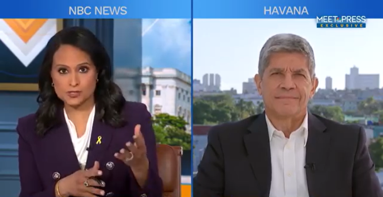 Cossío  Meet the Press: Cuba no será estado vasallo ni dependiente de ningún país