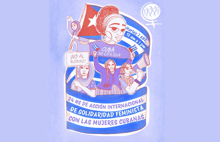 En este momento estás viendo Convocan a jornada global de solidaridad feminista con Cuba
