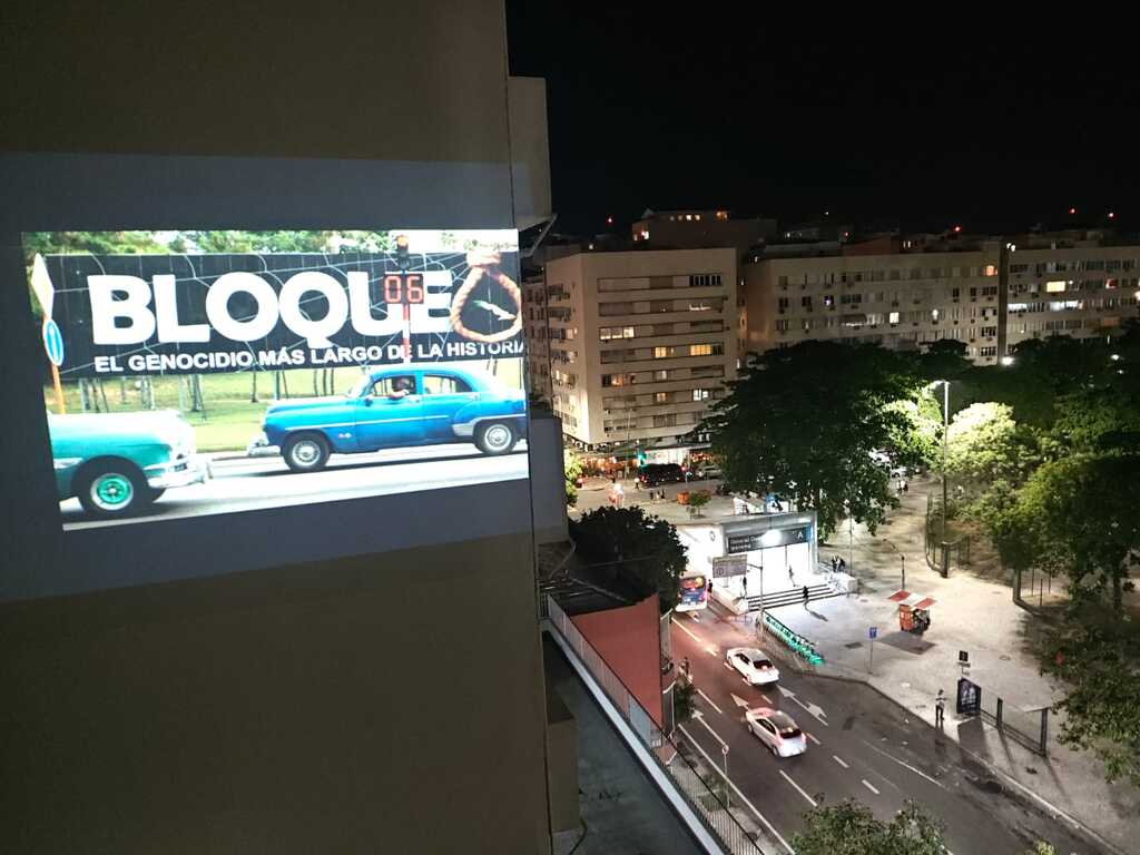 Una semana de proyecciones contra bloqueo a Cuba en Río de Janeiro