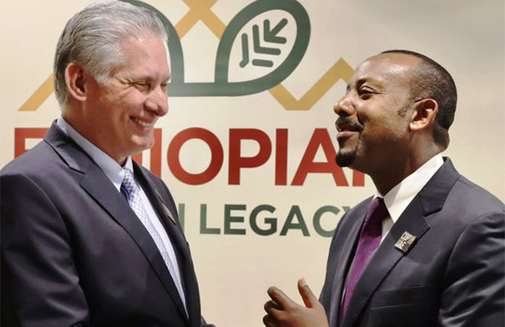 Lee más sobre el artículo Díaz-Canel Congratulates Ethiopian Prime Minister on Electoral Victory