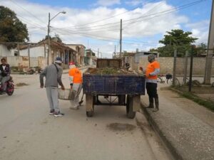 Efectúan jornada de saneamiento integral en Consejo Popular de Morón 