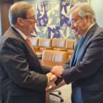 Recibe Secretario General de la ONU a Canciller cubano