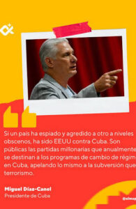 Lee más sobre el artículo Denuncia Díaz-Canel informe de EE.UU. contra Cuba 