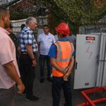 Constata Díaz-Canel novedosas soluciones energéticas y constructivas