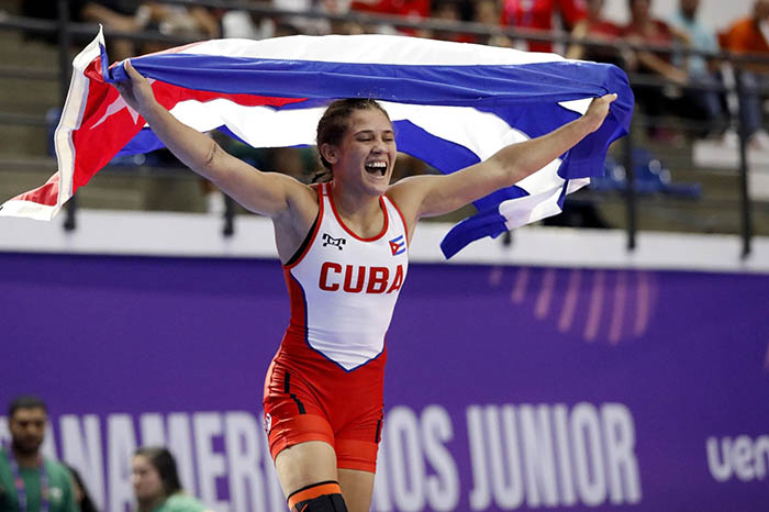 Lee más sobre el artículo Cuatro títulos para Cuba en la lucha libre femenina de Santo Domingo 2026
