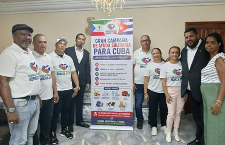 Concluyó primera etapa de campaña solidaria con Cuba en Guinea Ecuatorial