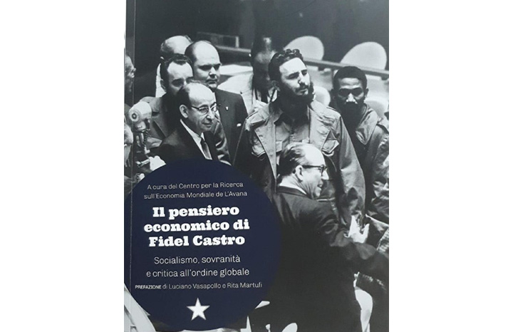 Lee más sobre el artículo En italiano libro sobre el pensamiento económico de Fidel