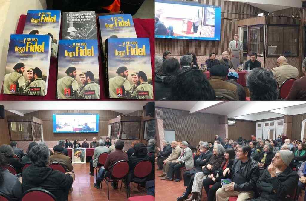 En este momento estás viendo Presentan en Chile el libro “…y en eso llegó Fidel”