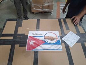 Lee más sobre el artículo Apoyo en Francia continúa: otro contenedor solidario para Cuba