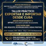 Anuncia Cámara de Comercio taller sobre exportación e importación