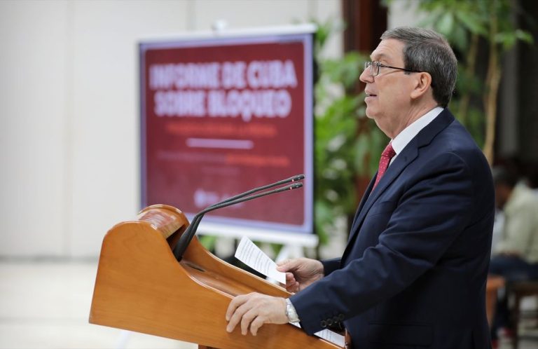 Bruno Rodríguez: “Detrás de cada cifra del bloqueo hay un rostro humano”