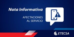 ETECSA informa afectaciones en el servicio de SMS y suspensión temporal de Transfermóvil