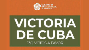 Consigue Cuba una nueva victoria en votación contra el bloqueo