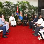 Recibe Díaz-Canel a Secretario General de la Organización de Estados de África, Caribe y Pacífico